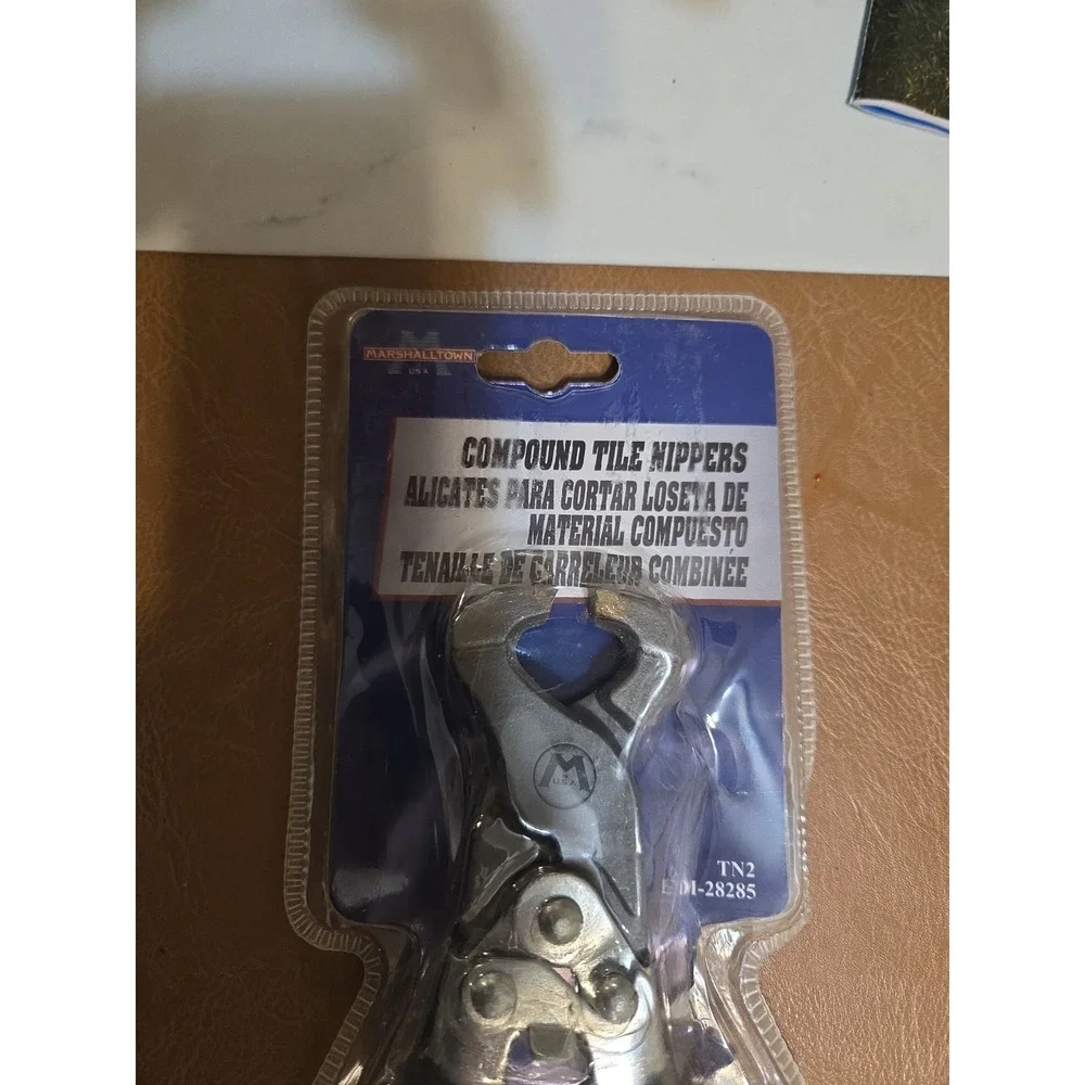 Marshalltown Compound Tile Nippers Soft Grip Tile Cutter Item #TN2 EDI-28285